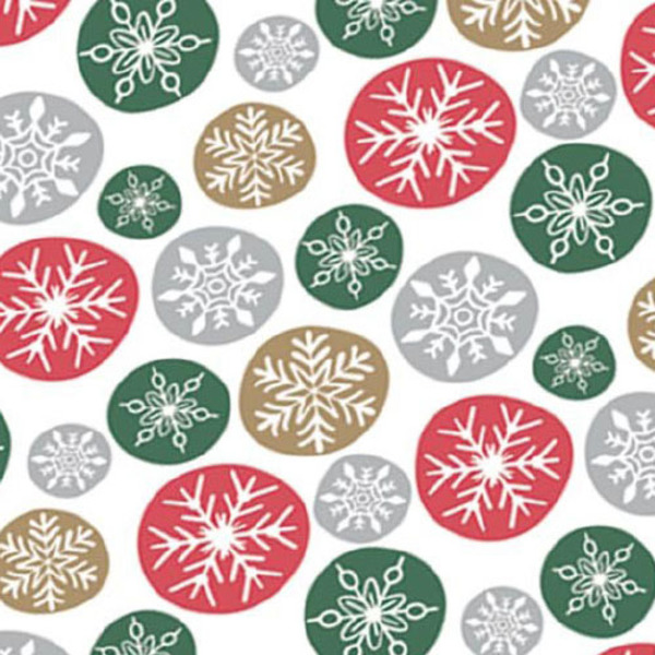 Holiday Flake Tissue Paper