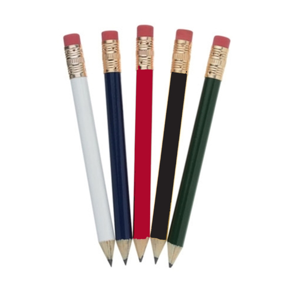 Round Pencils with Erasers