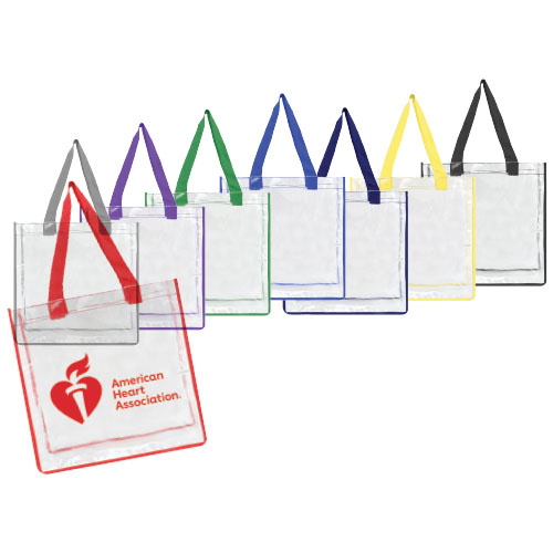 Clear Stadium Tote Bag 12”x12”x6” St. Andrews Products